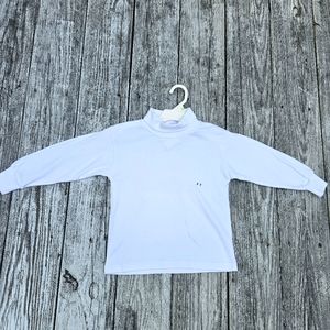 White Turtleneck Boy Shirt  2-3T